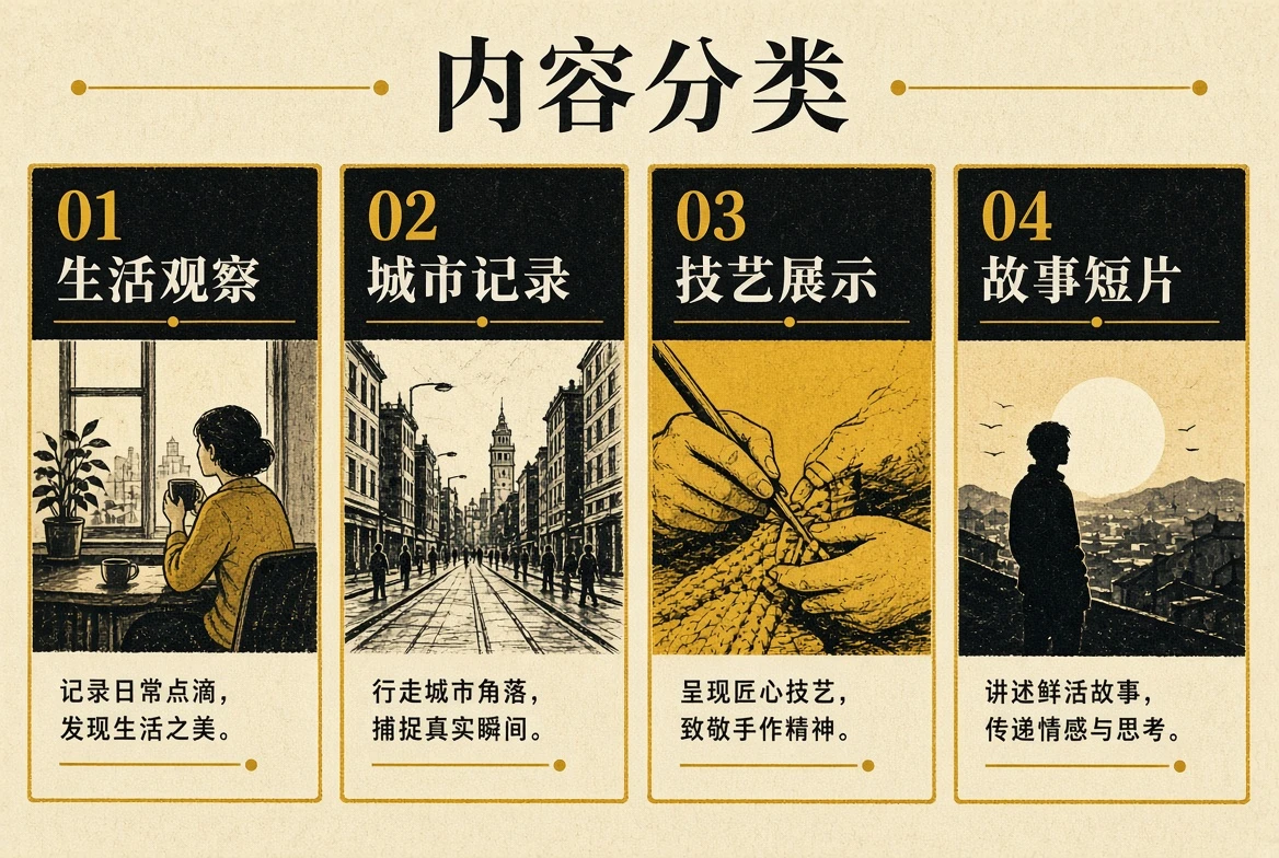 内容分类栏目画面